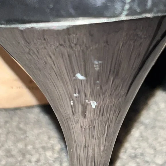 BCBGMAXAZRIA RUNWAY CONCORDE STAMPEDE OVER THE KNEE BLACK LEATHER BOOTS HTF 10M - Picture 8 of 16